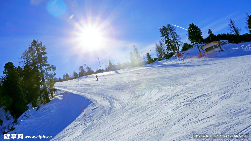 滑雪图片