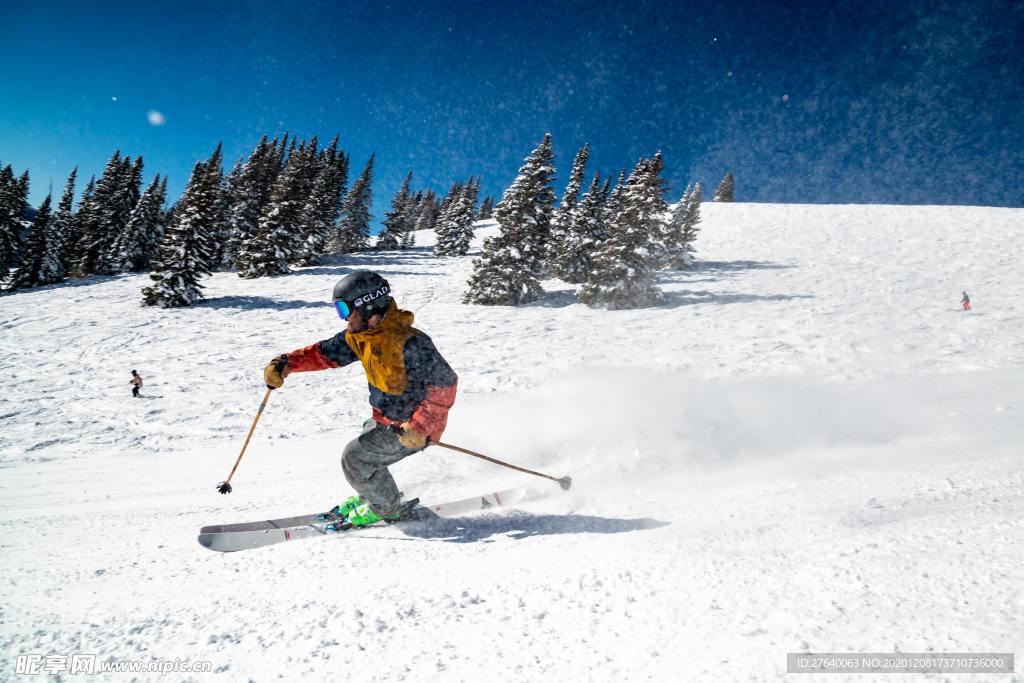 滑雪图片
