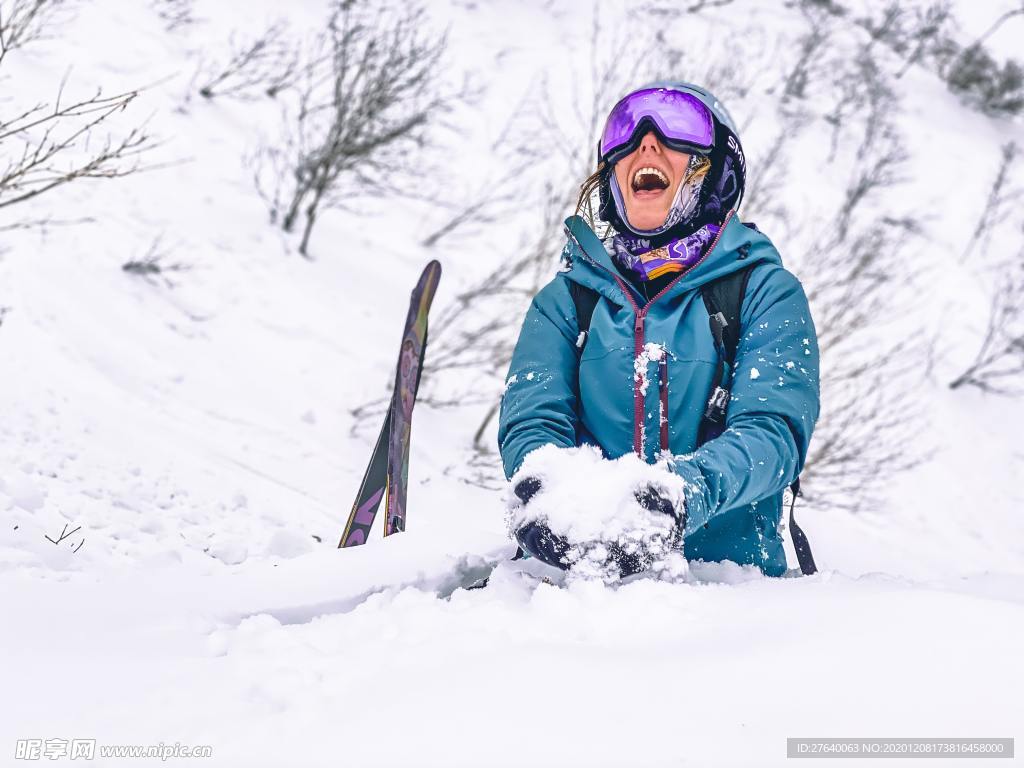 滑雪图片