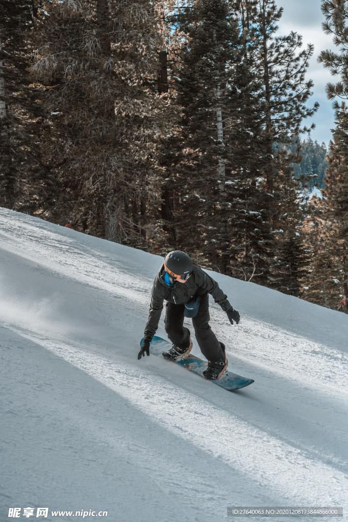 滑雪图片