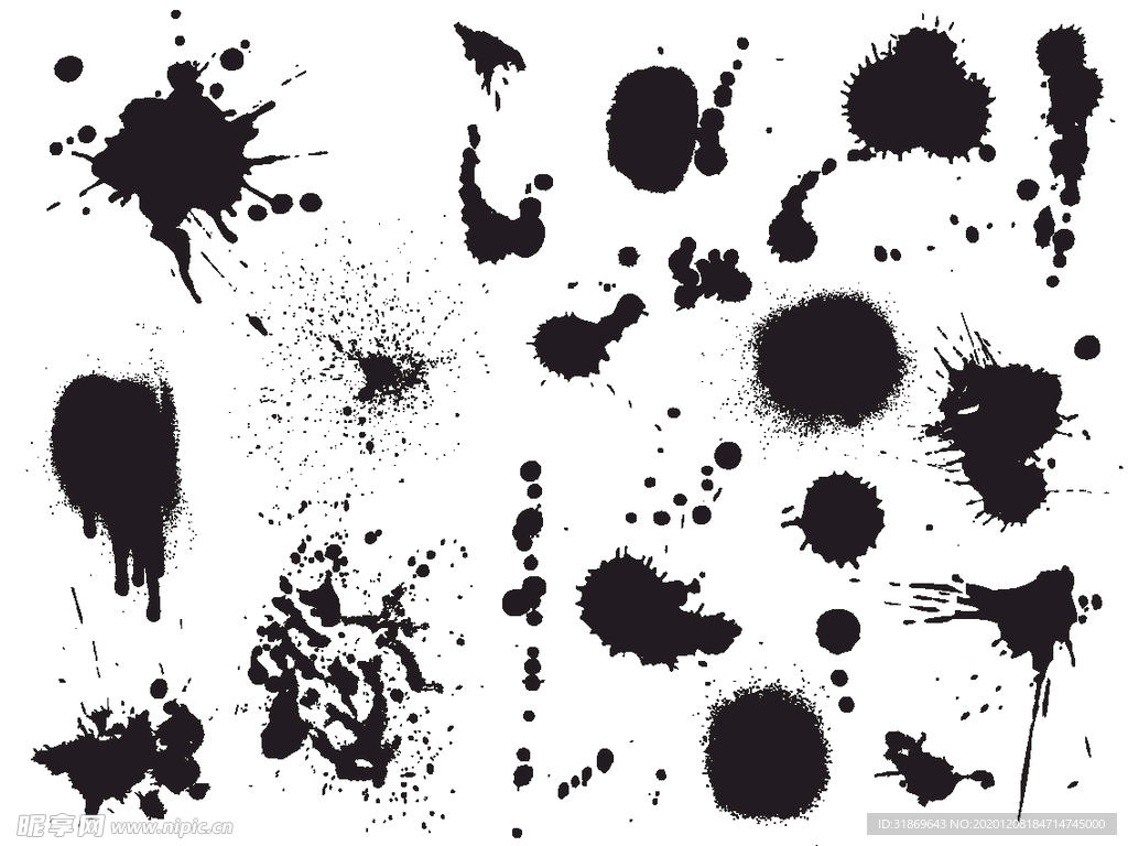 笔刷 展板背景模板