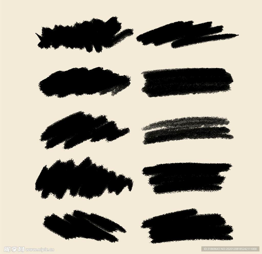 笔刷 展板背景模板