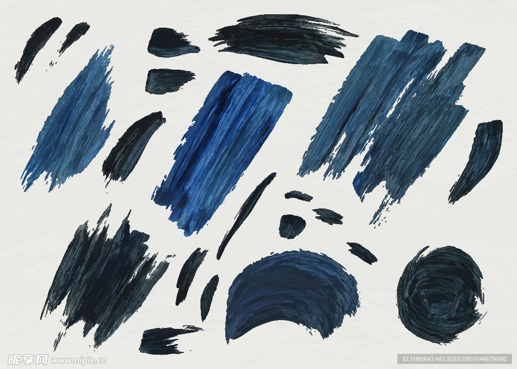 笔刷 展板背景模板