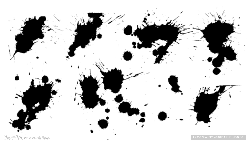 笔刷 展板背景模板