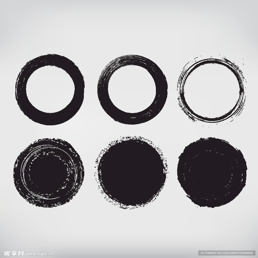 笔刷 展板背景模板