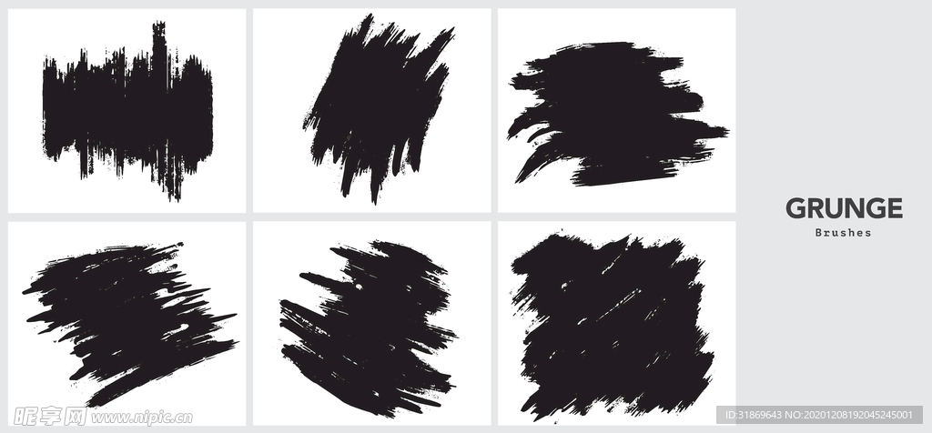 笔刷 展板背景模板