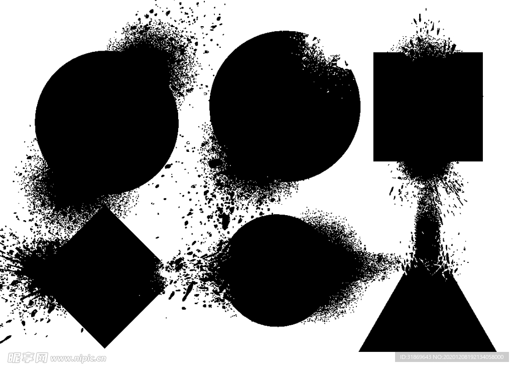 笔刷 展板背景模板