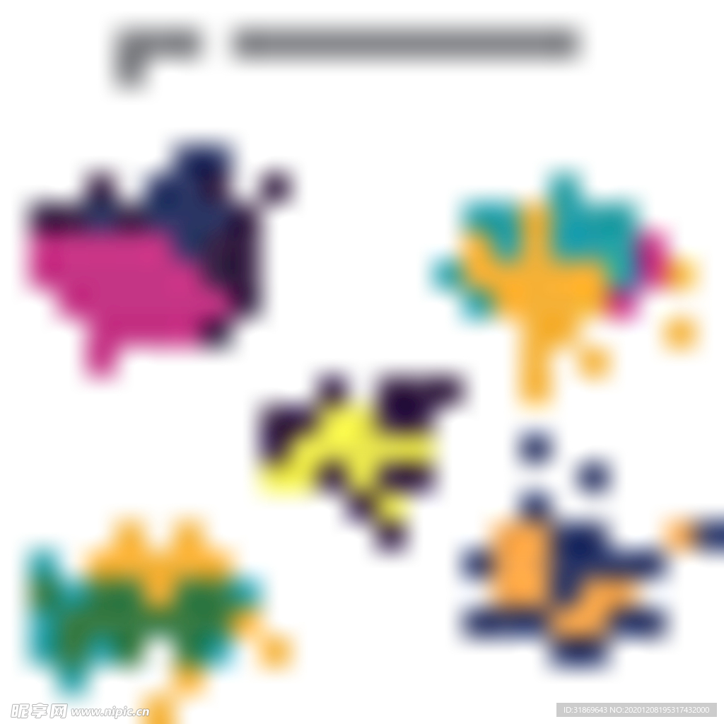 笔刷 展板背景模板