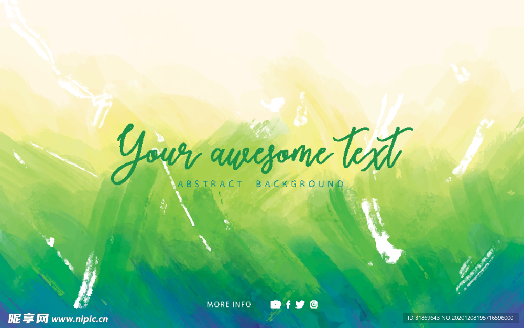 笔刷 展板背景模板