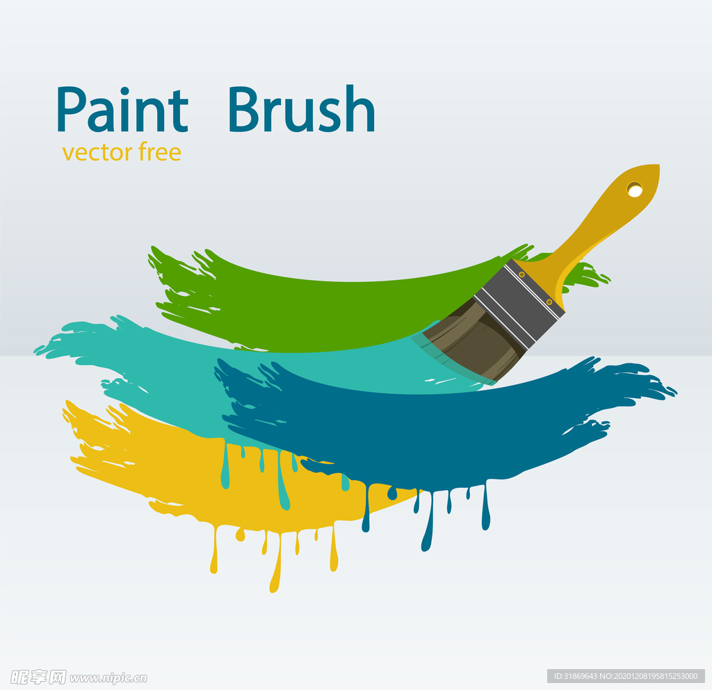 笔刷 展板背景模板