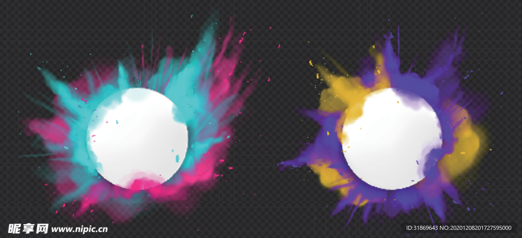 笔刷 展板背景模板