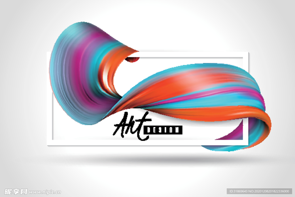 笔刷 展板背景模板