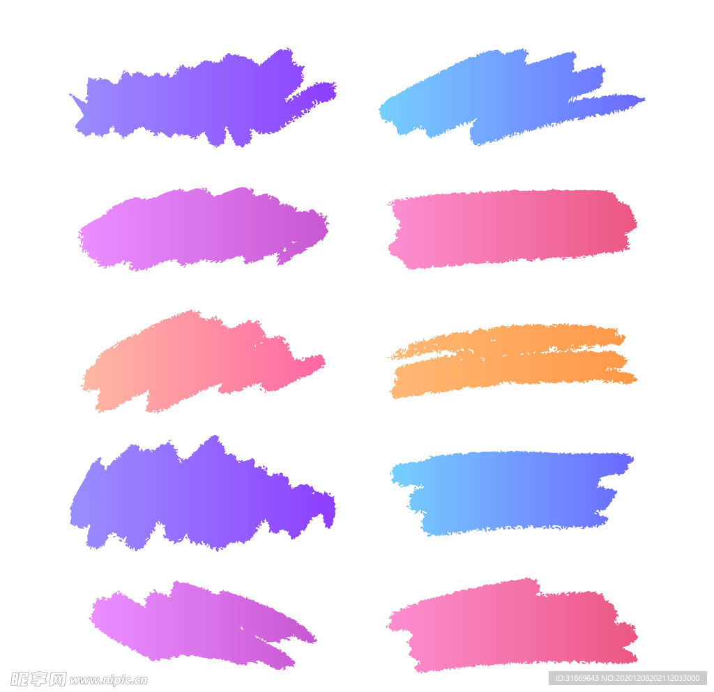 笔刷 展板背景模板