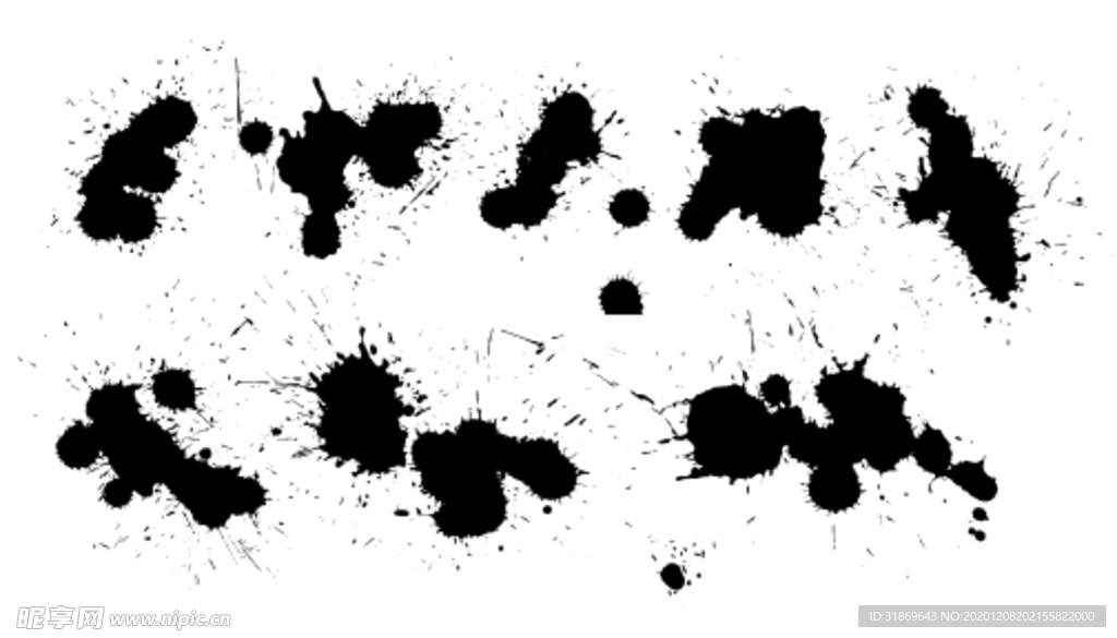 笔刷 展板背景模板