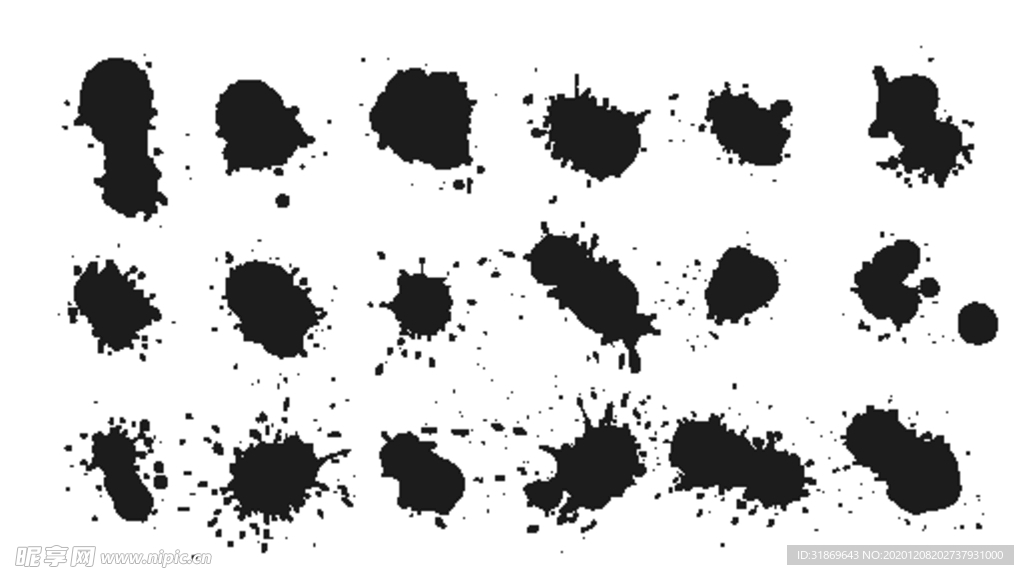 笔刷 展板背景模板