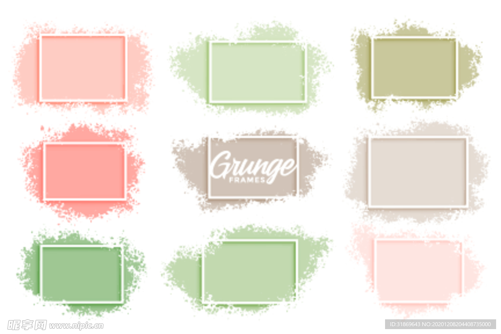 笔刷 展板背景模板