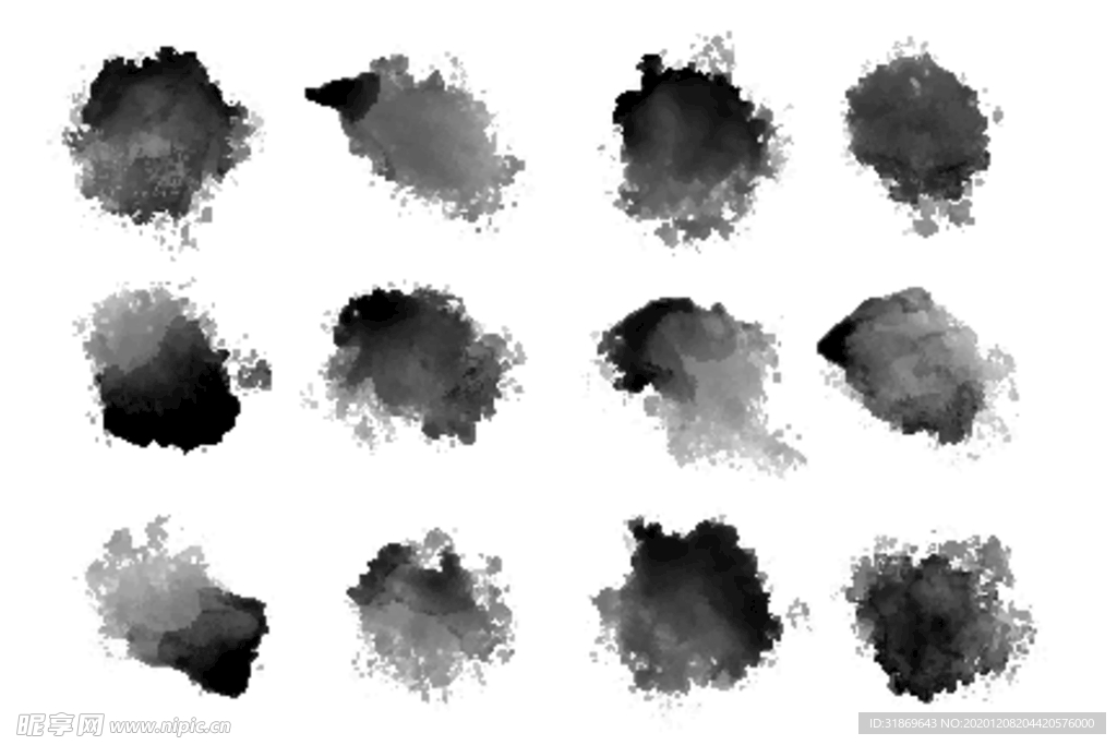 笔刷 展板背景模板