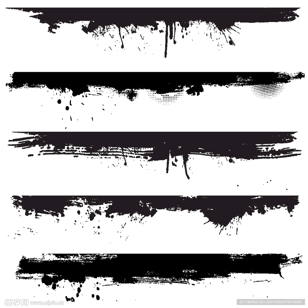 笔刷 展板背景模板