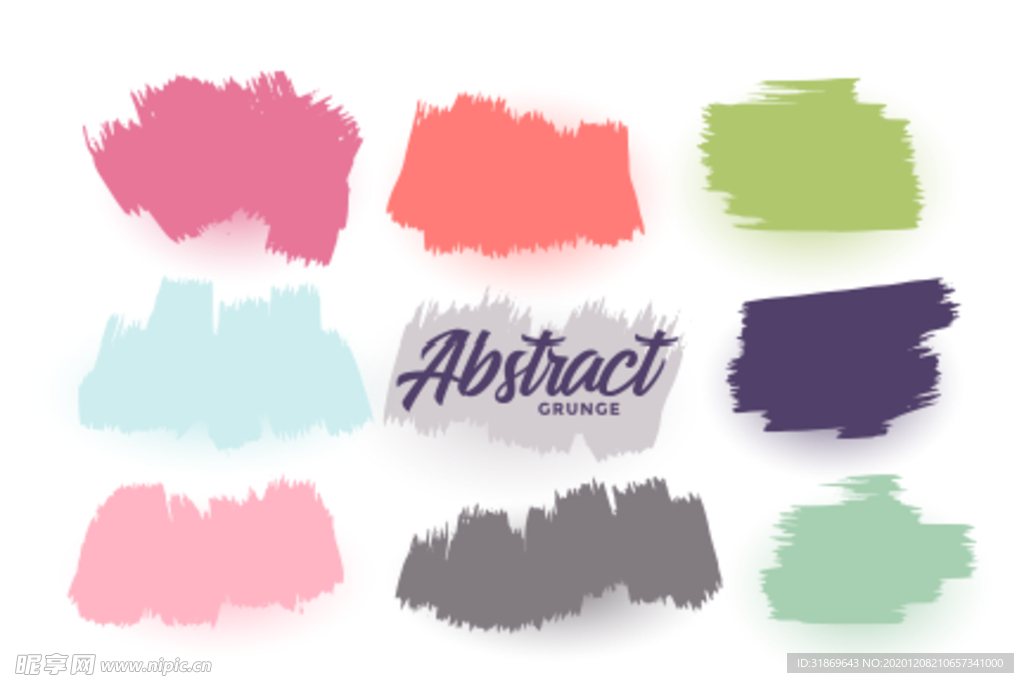 笔刷 展板背景模板