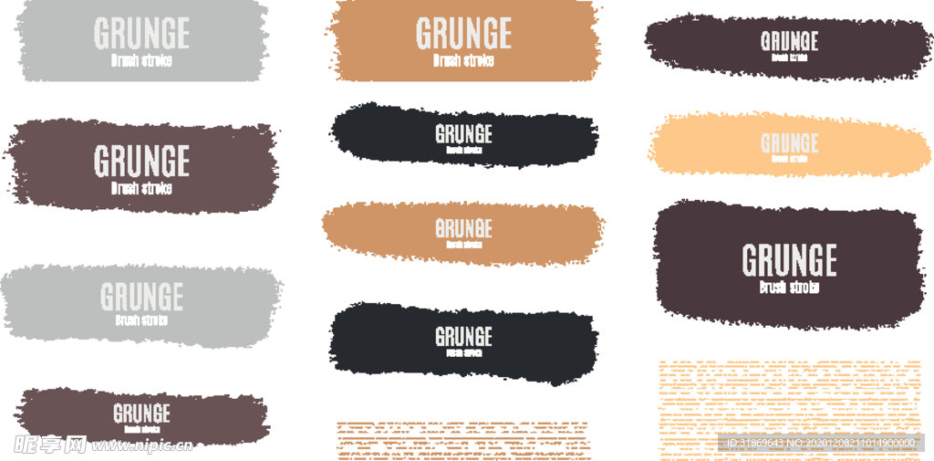 笔刷 展板背景模板