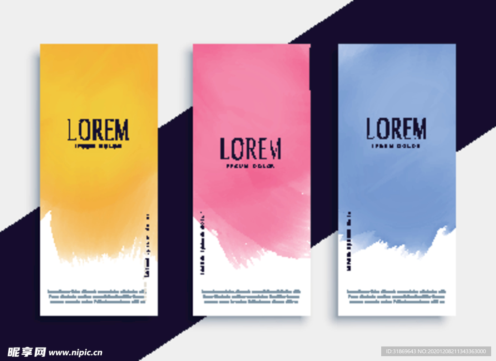 笔刷 展板背景模板