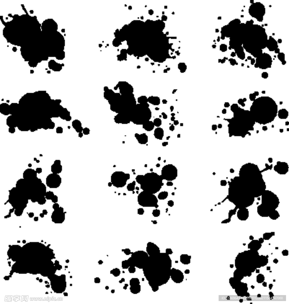 笔刷 展板背景模板