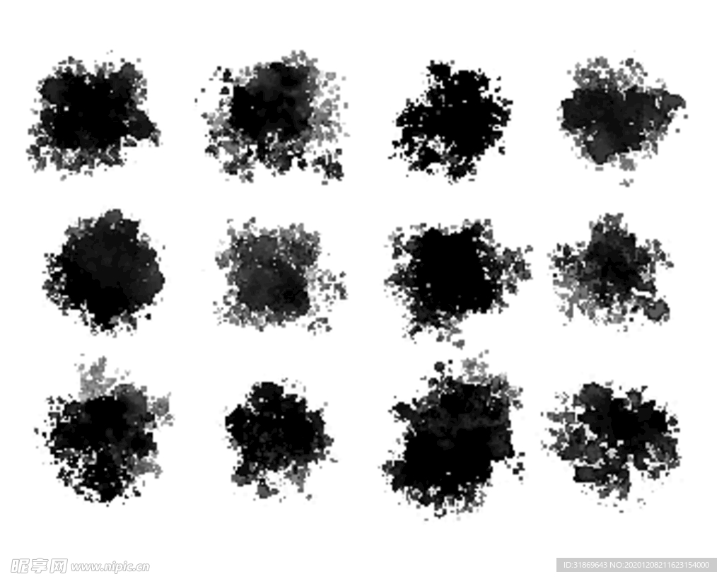 笔刷 展板背景模板