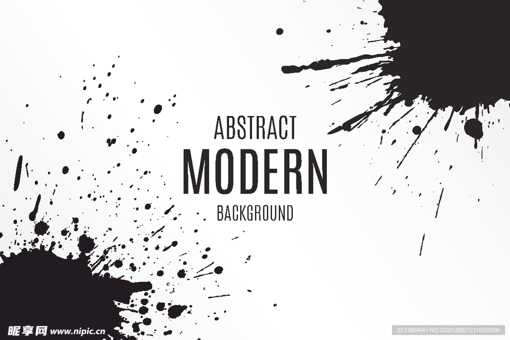 笔刷 展板背景模板