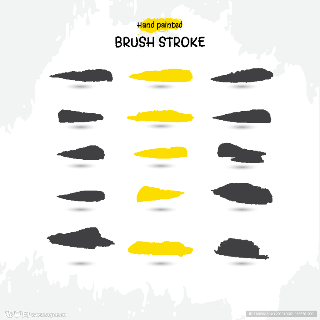 笔刷 展板背景模板