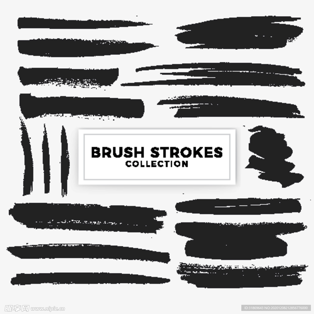 笔刷 展板背景模板