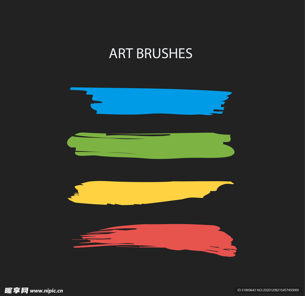 笔刷 展板背景模板