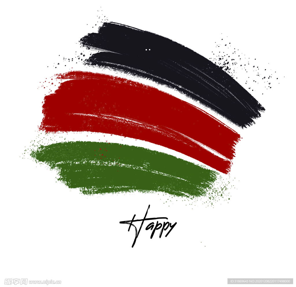 笔刷 展板背景模板