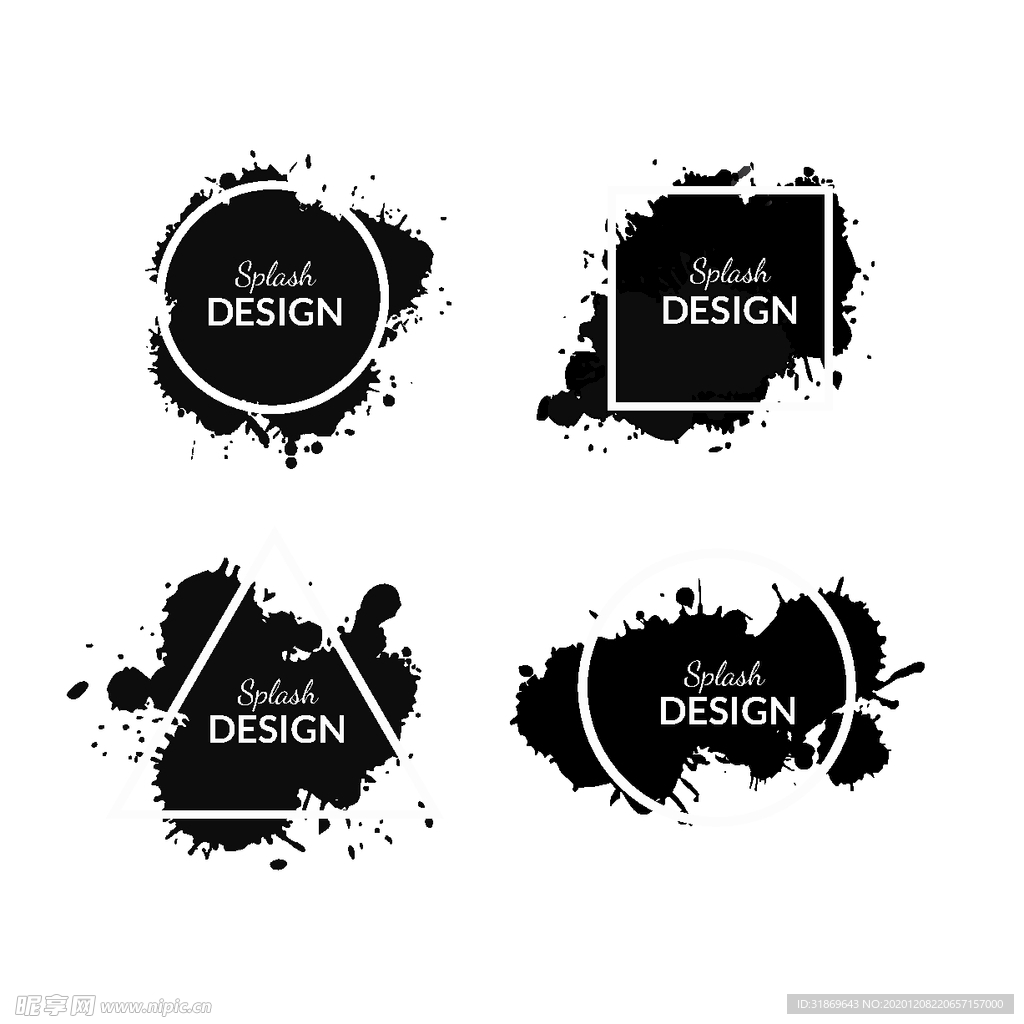 笔刷 展板背景模板