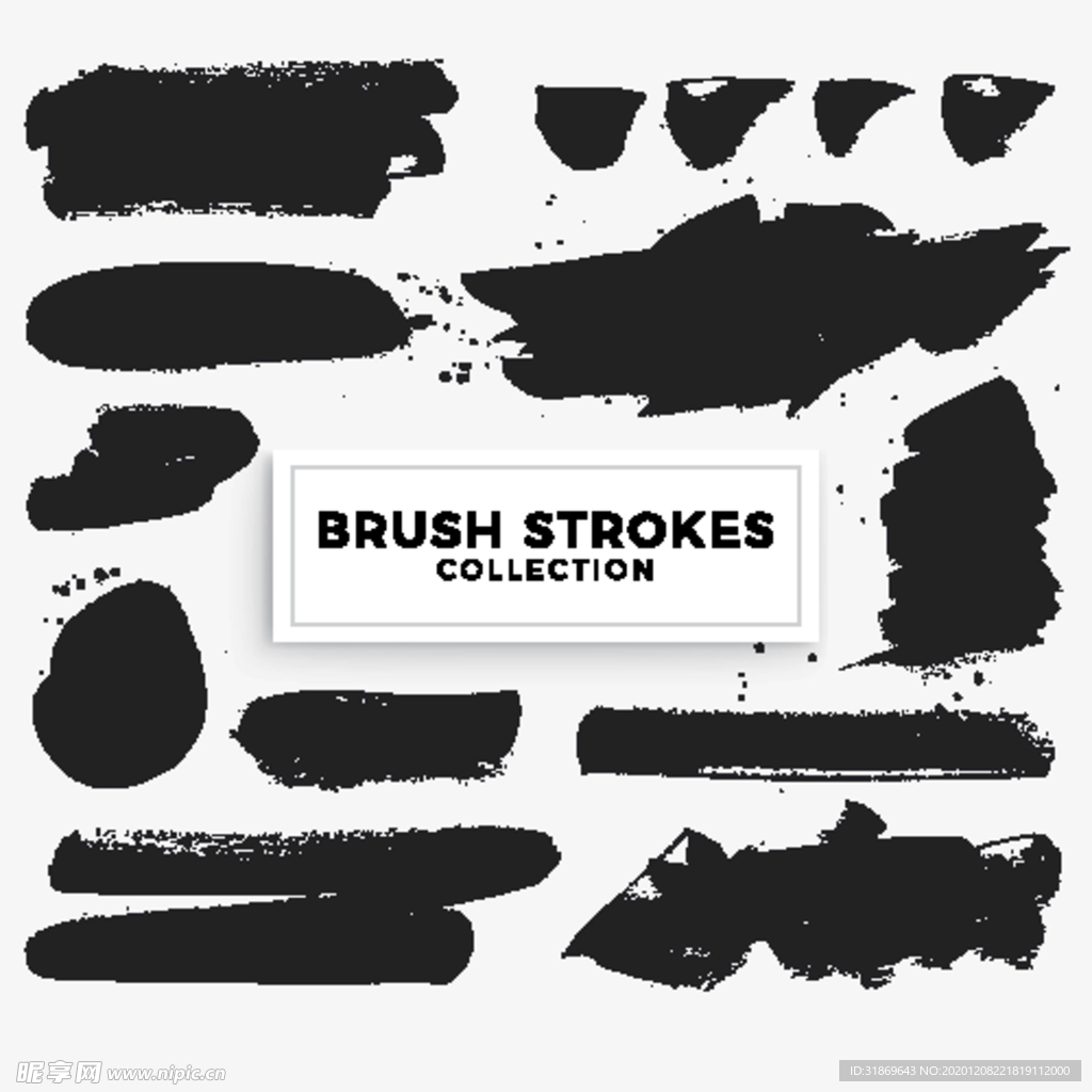 笔刷 展板背景模板