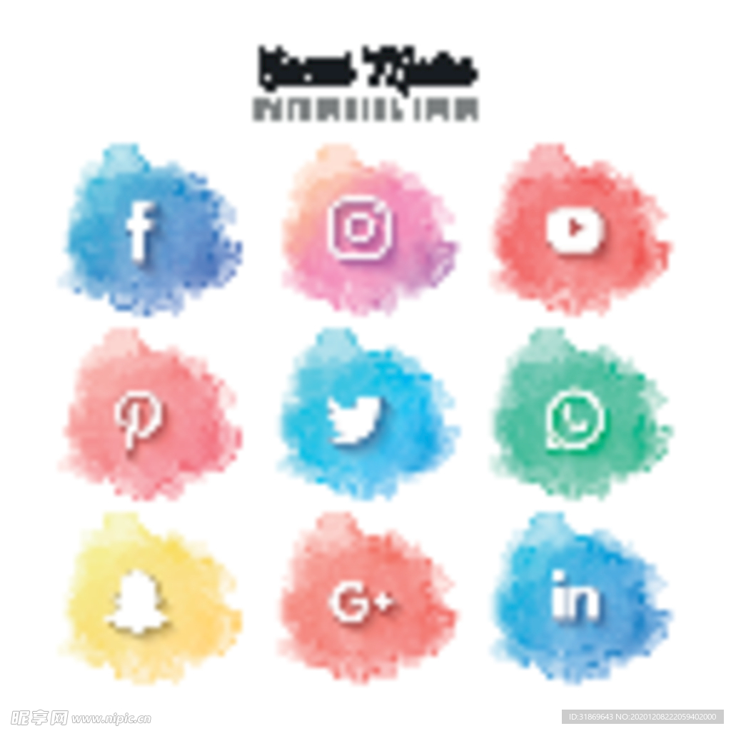 笔刷 展板背景模板