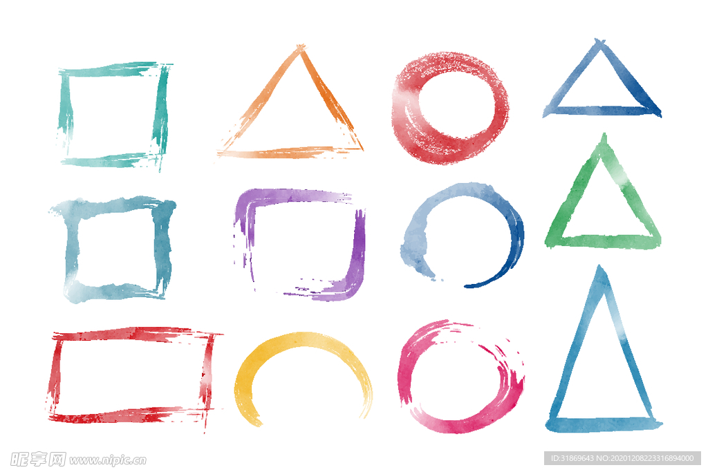 笔刷 展板背景模板