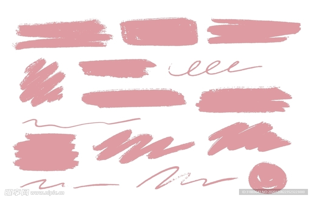 笔刷 展板背景模板