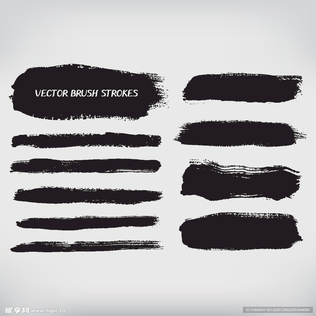 笔刷 展板背景模板