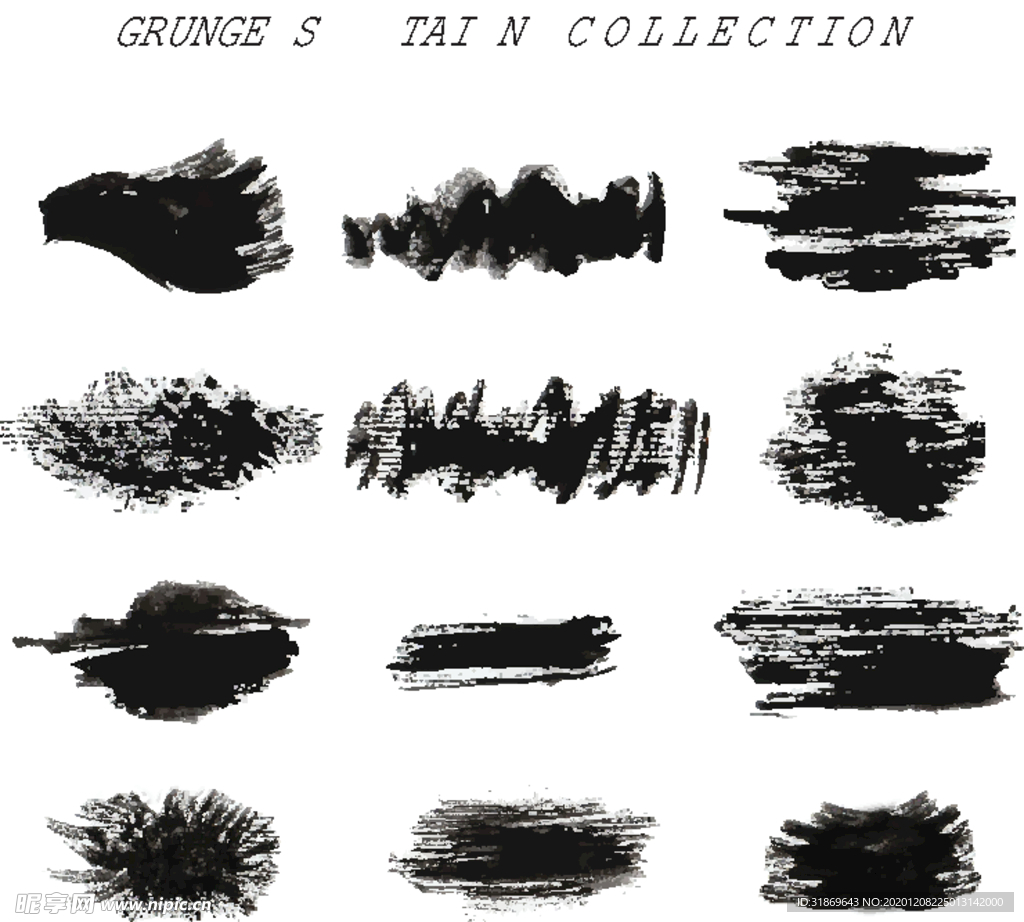 笔刷 展板背景模板