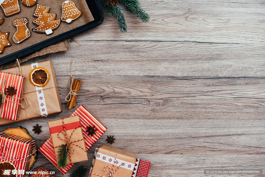 圣诞节礼物背景