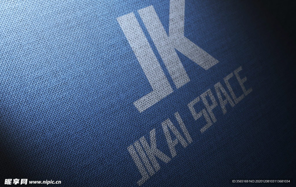 粗布质感LOGO贴图样机