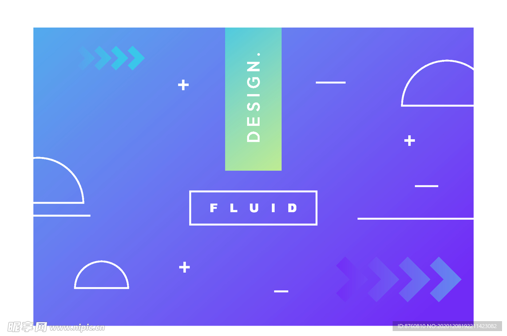 半圆矩形渐变背景