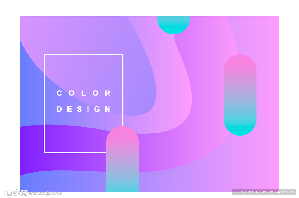 圆角矩形渐变背景