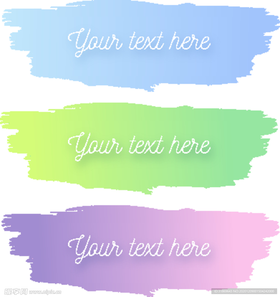 笔刷 展板背景模板