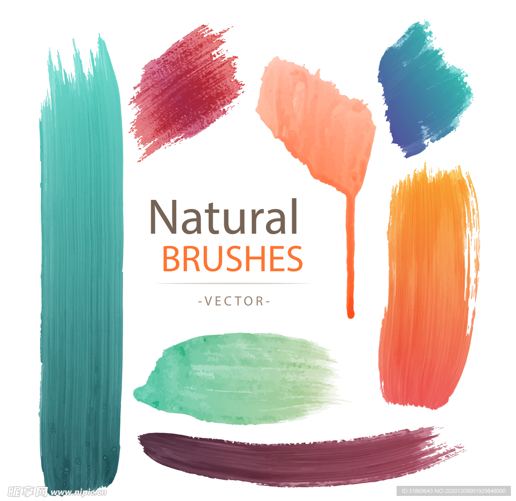 笔刷 展板背景模板