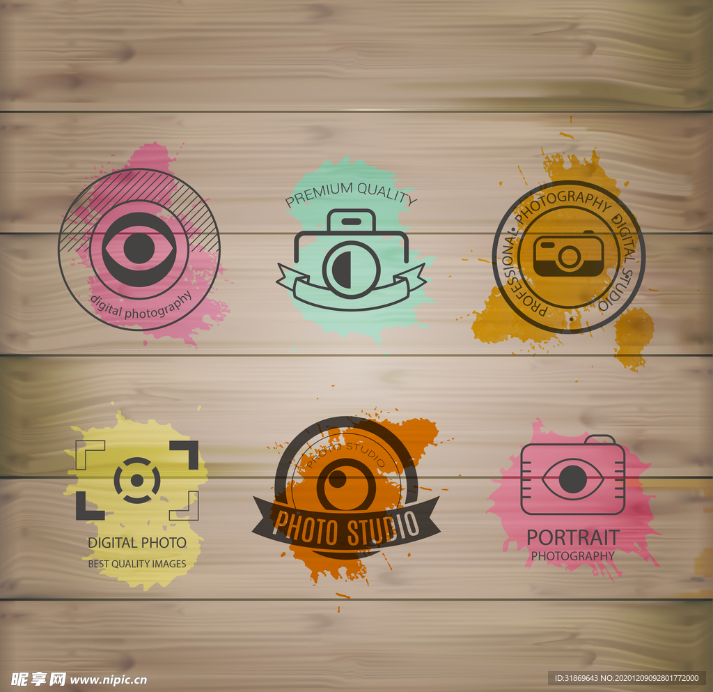 笔刷 展板背景模板