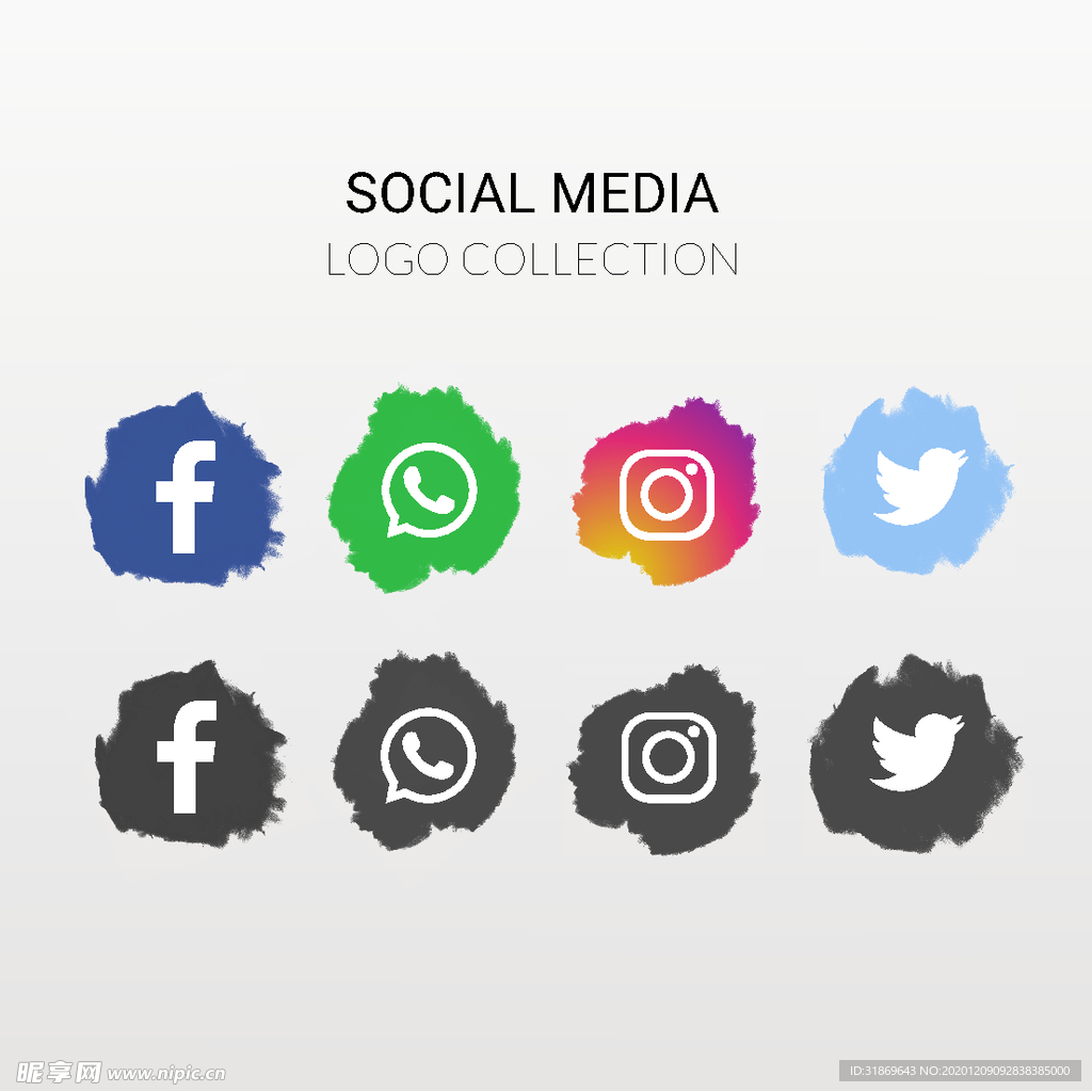 笔刷 展板背景模板