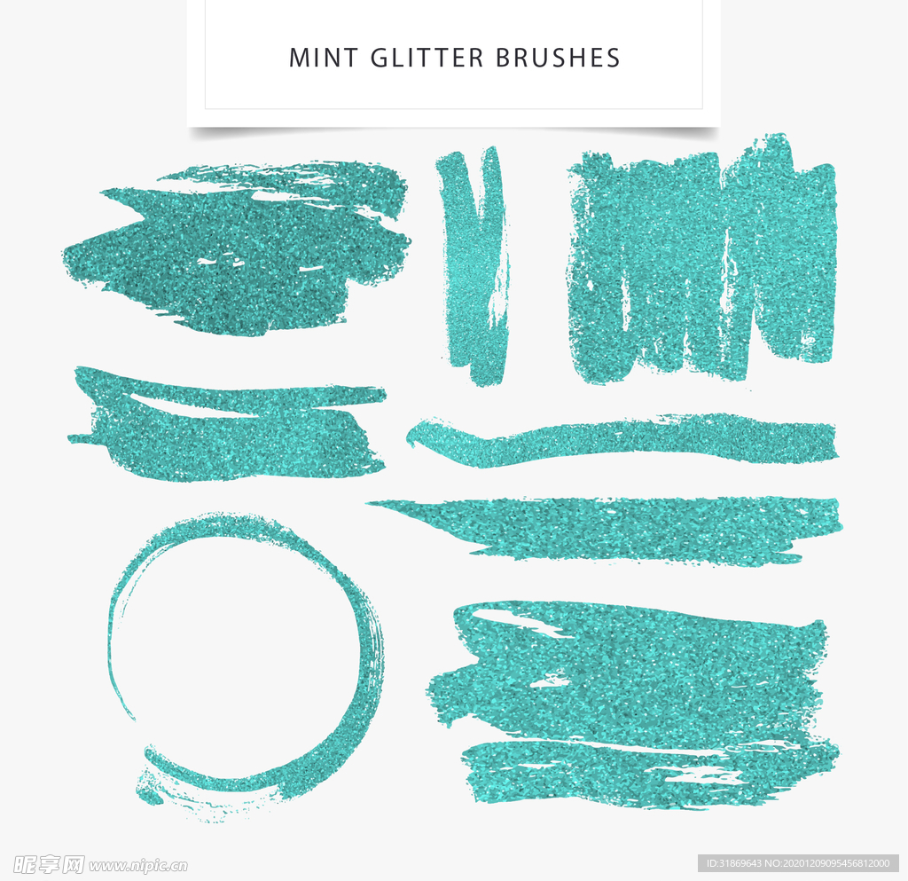 笔刷 展板背景模板