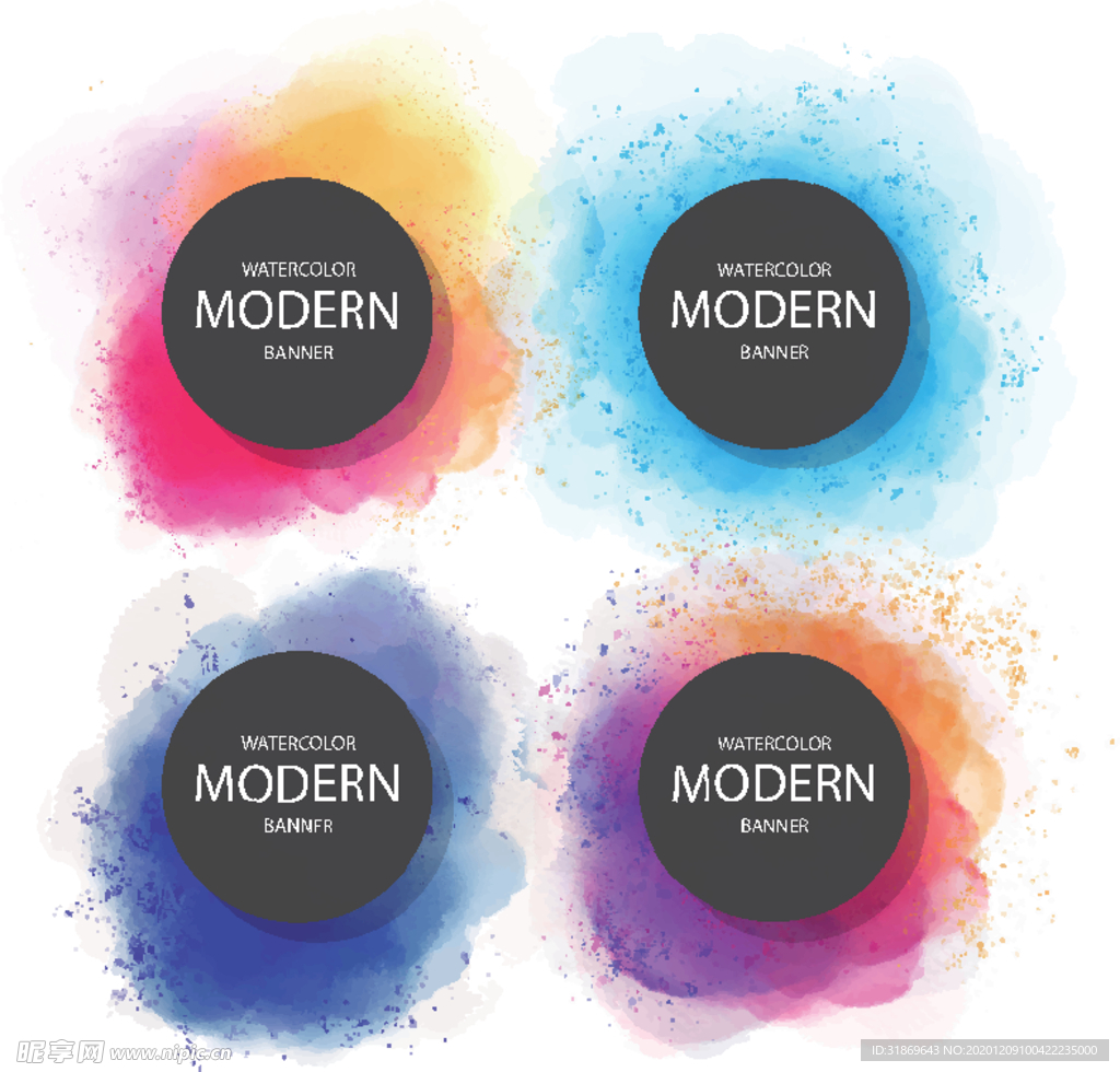 笔刷 展板背景模板