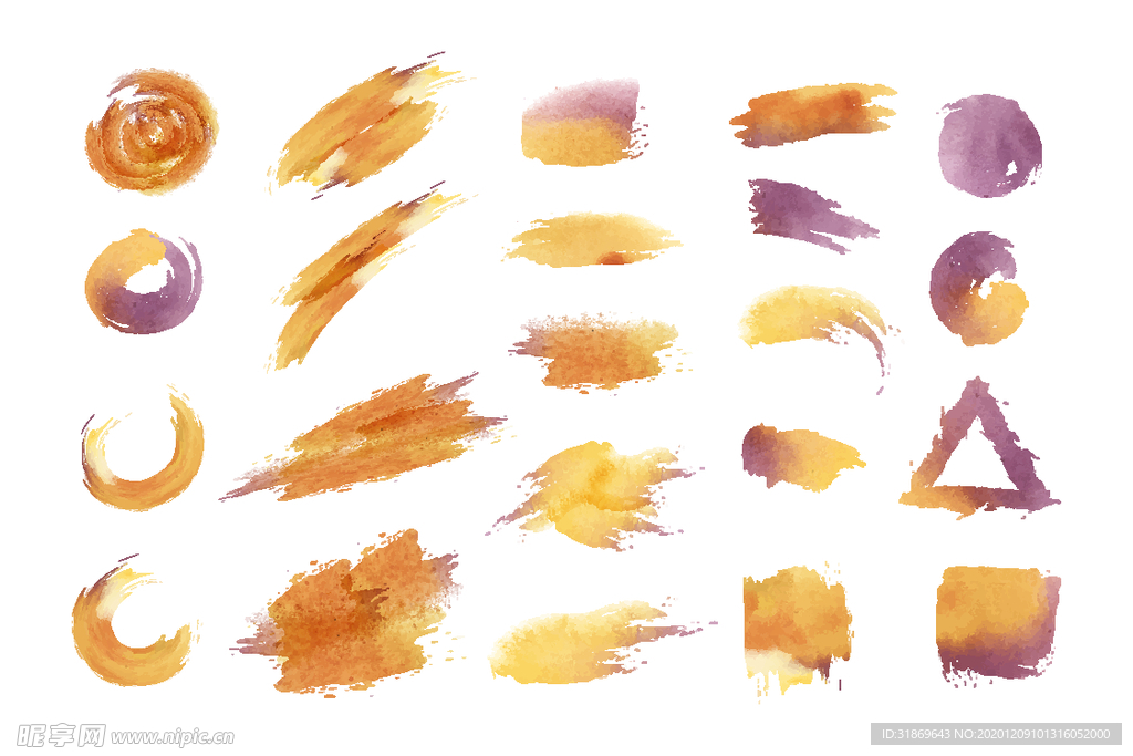 笔刷 展板背景模板